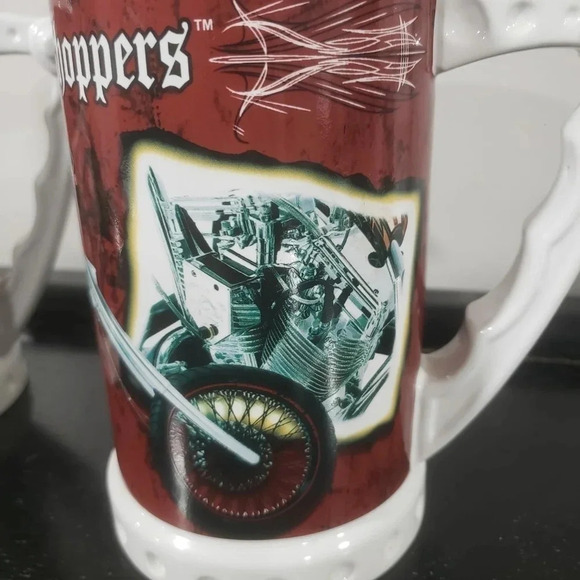2006 Orange County Choppers Inc.Set of 2 Tall Beer Mugs. - Picture 7 of 14